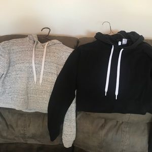 Bundle of 2 H&M cropped hoodies!!